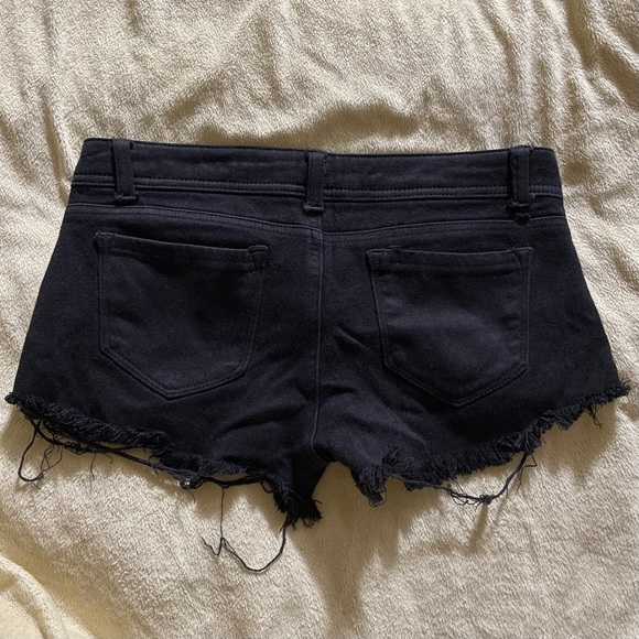 Soft Obsession Cut Off DIY Shorts Women 3/4 DIY Denim Jean Stretch - Picture 3 of 5